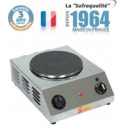 Réchaud electrique professionnel - 1 plaque 230 v - diamètre 300 mm - sofraca - 490