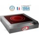 Réchaud vitrocéramique - 1 feu - diamètre 250 mm - sofraca - 440