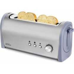 Cecotec Grille-pain cecotec steel&toast gris, 1000 w, support