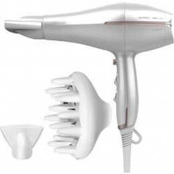 Cecotec Sèche-cheveux cecotec bamba ionicare 5300 maxi aura blanc, technologie ionique réelle