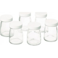 Cuisinart Pot YM401E Lot de 6 pots de yaourts 125ml
