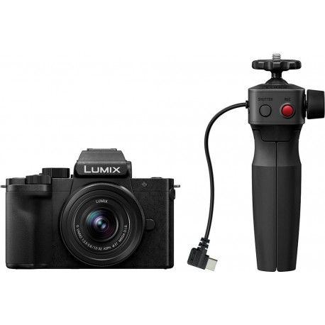 Panasonic Appareil photo Hybride Lumix G100 noir+12-32mm+poignèe Trepied