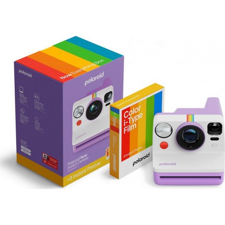 Polaroid Appareil photo Instantané Now Generation 3 Purple + 8 flims