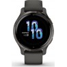 Garmin Montre sport Venu 2S Grey avec bracelet gris fonce