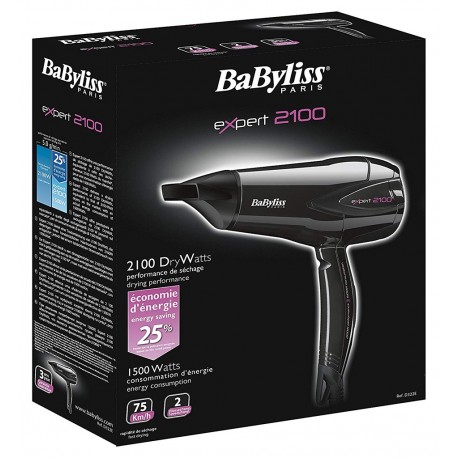 Babyliss Sèche cheveux Expert 2100 Noir D322E
