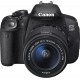 Canon Appareil Photo Reflex EOS 700D Noir + Objectif 18-55mm 18MP