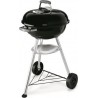 Weber Barbecue charbon de bois COMPACT KETTLE 47cm noir