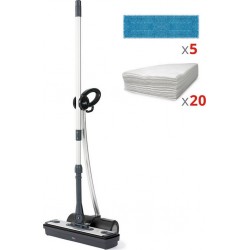 Polti Balai vapeur MOPPY black premium filaire